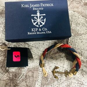 Kiel James Patrick Anchor Rope Bracelet